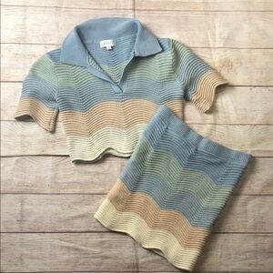 Mabel Hunter Bell Nadine Sweater and Loveline Skirt Knit Set